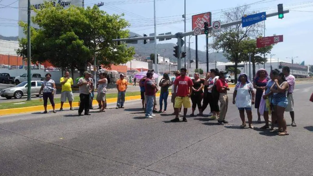 Acapulco paro de comerciantes frente al ayuntamiento Acapulc